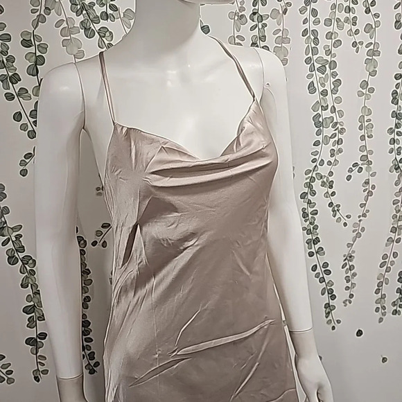 Show Me Your MuMu Tuscany Slip Maxi Dress in Show Me The Ring Luxe Sz M - Picture 3 of 10